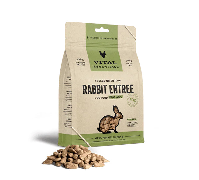 Vital Essentials Dog Food Freeze Dried Mini Nibs