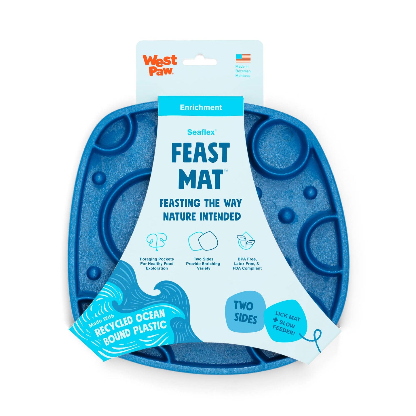 West Paw Bubbles Feast Mat