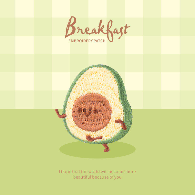 Embroidery Patch Breakfast