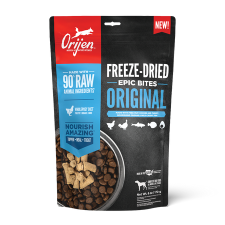 Orijen Epic Bites Freeze-Dried Dog Food 6 oz