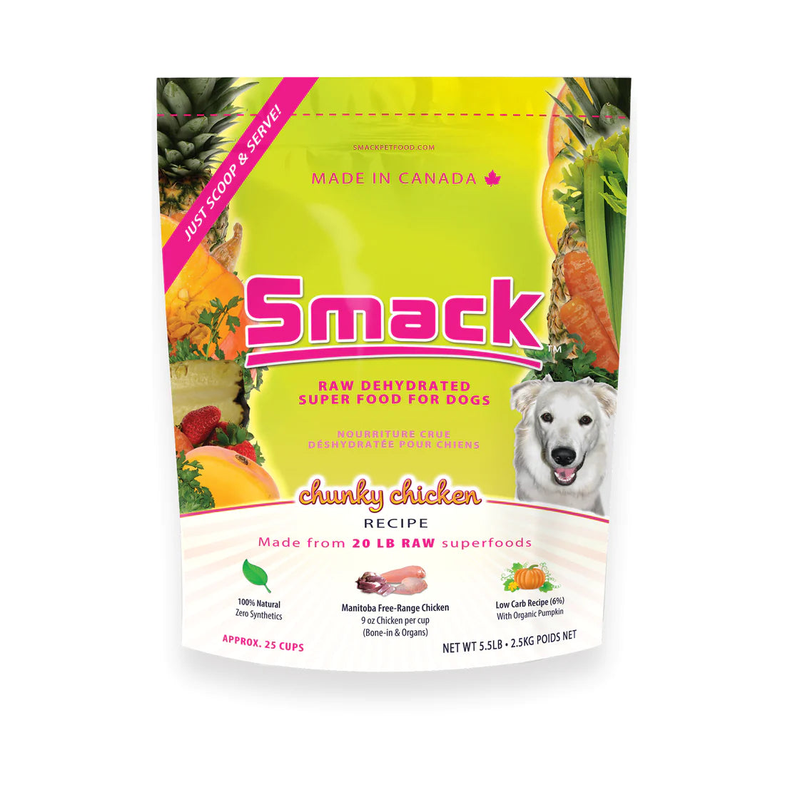 Smack Dehydrated Dog Food