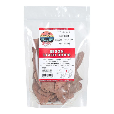 Sadie's Bison Liver Chips